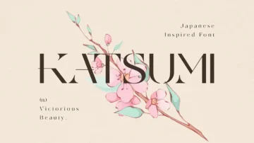 فونت انگلیسی KATSUMI