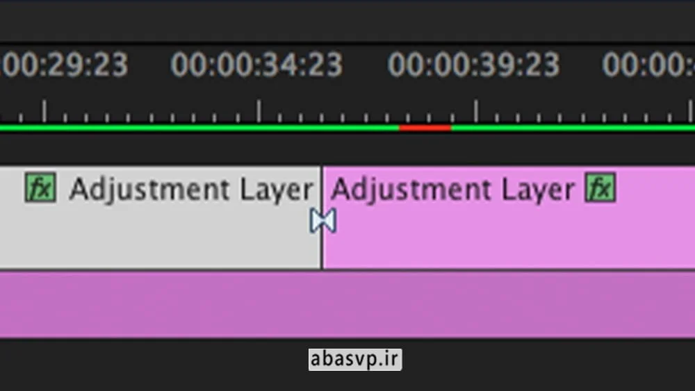 لایه adjustment