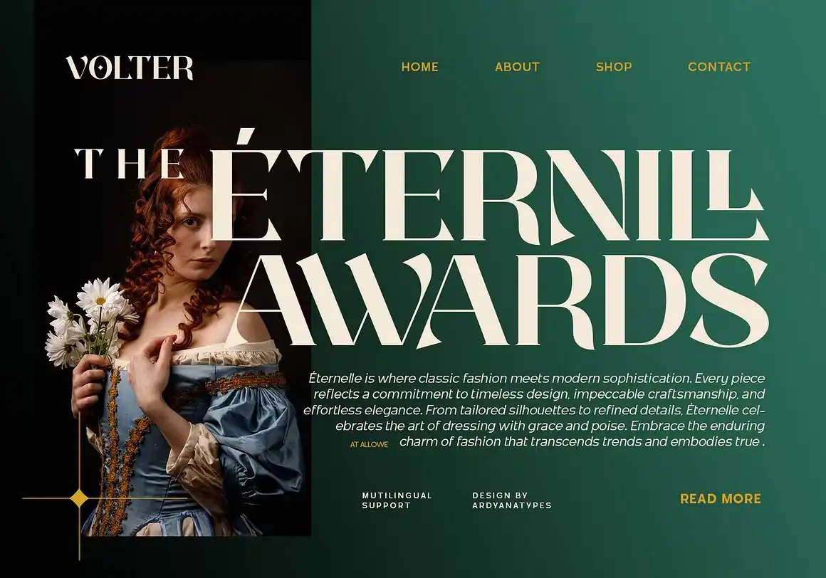 فونت انگلیسی volter 2