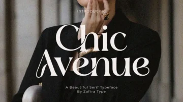 فونت انگلیسی chic avenue