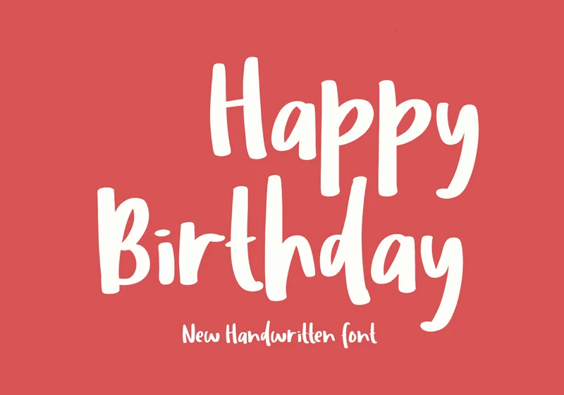 happy birthday to you با فونت زیبا