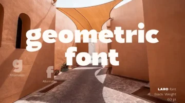 فونت انگلیسی Laro Display