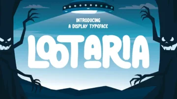فونت انگلیسی Lootaria Display
