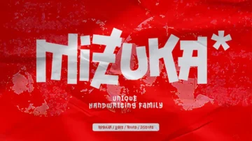 فونت انگلیسی mizuka