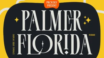 فونت انگلیسی palmer florida