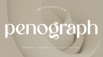 فونت انگلیسی penograph
