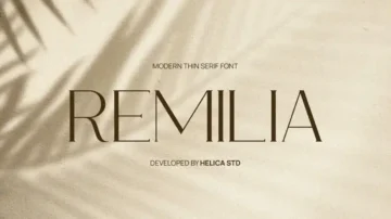 فونت انگلیسی REMILA