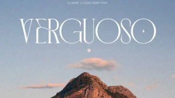 فونت انگلیسی verguoso
