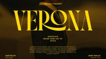 فونت انگلیسی verona 2
