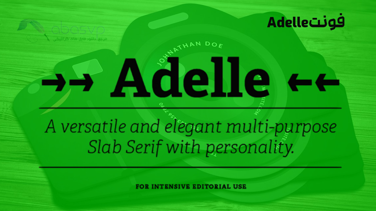 فونت شیک انگلیسی برای کارت ویزیت